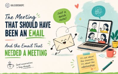 The Meeting That Should Have Been an Email (And the Email That Needed a Meeting)